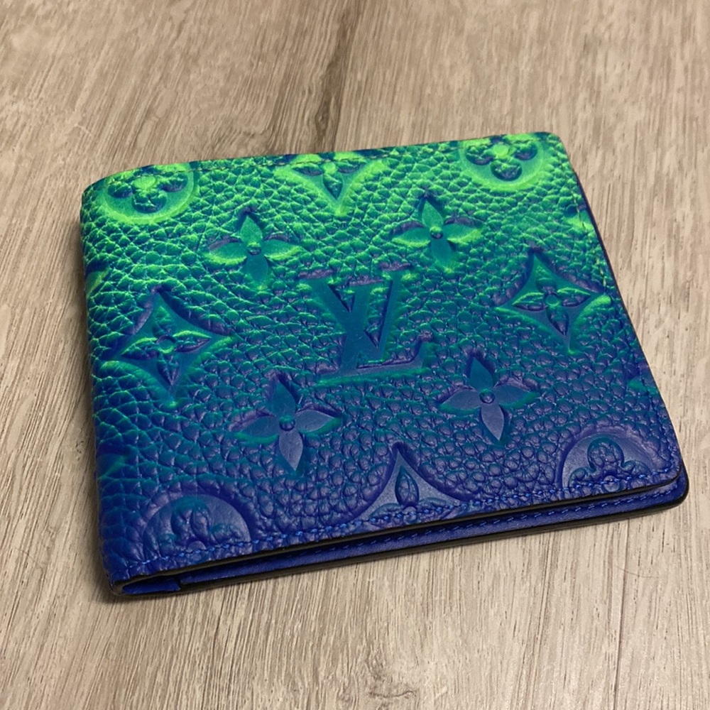Louis Vuitton SS22 Virgil Abloh Leather Slender Wallet